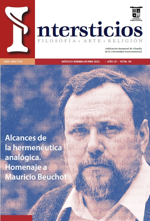 					Ver Vol. 27 Núm. 58 (2023): Alcances de la hermenéutica analógica. Homenaje a Mauricio Beuchot
				